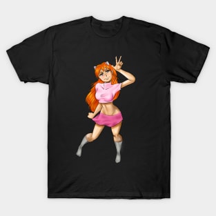 Kawaii Cat Girl T-Shirt